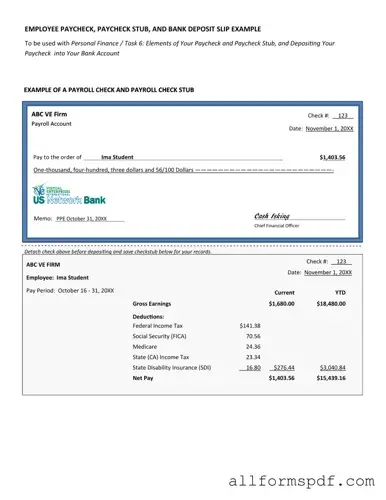 Fill Out Your Payroll Check Form