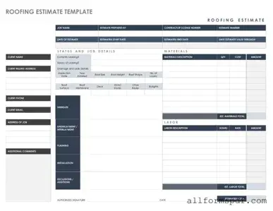 Fill Out Your Roofing Estimate Form