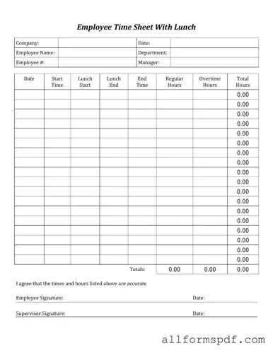 Fill Out Your Time Card Form