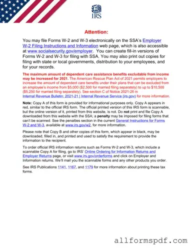 Fill Out Your IRS W-2 Form